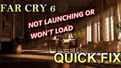 Far cry 6 why does not load the video card