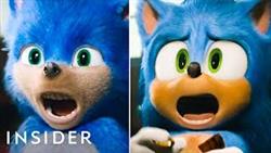 What does sonic the hedgehog look like