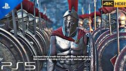 (PS5) Assassins Creed Odyssey - Leonidas  300 Spartans Battle Scene | Ultra Graphics [4K HDR]
