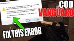 Call of duty vanguard installation error