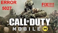 Error 5027 In Call Of Duty Mobile
