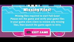 Fall guys missing files error