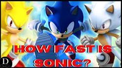 How many kilometers per hour does sonic run