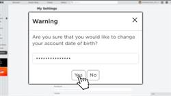 How To Change Date Of Birth In Roblox
