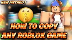 How to copy a game in roblox