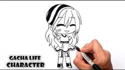 How To Draw A Character From Gacha Life
