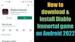How To Install Diablo Immortal On Android

