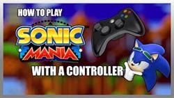 How to play sonic mania with gamepad