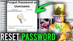 How to reset password in roblox
