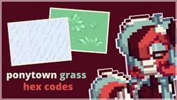 Pony town grass code in summer