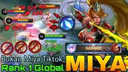 SAVAGE! Burning Bow Miya Insane Damage! - Top 1 Global Miya By Bukan Miya Tiktok - Mobile Legends
