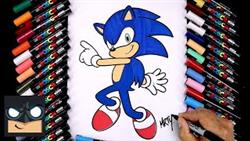Sonic how to draw characters