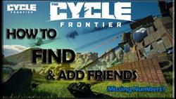 The cycle frontier how to add a friend