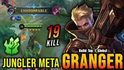 The Next Level Play!! Jungler META Granger, Insane 19 Kills!! - Build Top 1 Global Granger ~ MLBB
