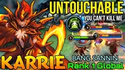 Untouchable Karrie Dragon Queen Perfect Play! - Top 1 Global Karrie by BANG SANNIN - Mobile Legends