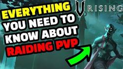 V rising how to raid in the game