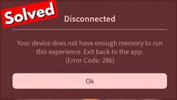 What Does Code 286 Mean In Roblox
