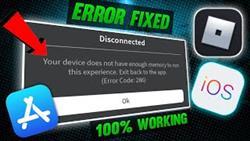 What does error 286 mean in roblox
