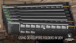 What folders to create in unreal engine