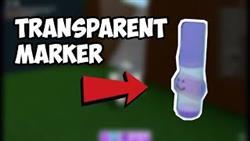 Where To Find Transparent Marker In Roblox
