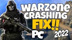 Why is call of duty warzone crashing